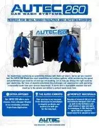 AUTEC Model 260 car wash for convenience stores
